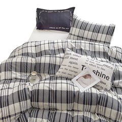 MY HOME STORE - Funda de duvet Microfibra CUADROS