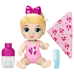 BABY ALIVE - Muñeca Burbujas relajantes Harper Hugs cabello Rubio