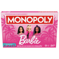 HASBRO - Juego de mesa Monopoly Barbie