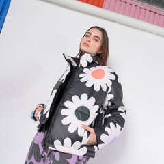 PLUVO RAIN X FALABELLA - Chaqueta acolchada para Mujer con Estampado PLUVO X FALABELLA