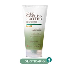 BOTIK - Tratamiento de acné Gel De Limpeza Facial Micelar Ácido Mandélico + Salicílico para Piel Mixta 150 gr