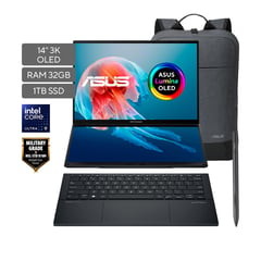 ASUS - Portátil Zenbook Duo OLED | Intel Core Ultra 9 | 32GB de RAM | 1TB SSD de almacenamiento | Windows 11 | 14 pulgadas | UX8406MA-PZ026W | Computador portátil
