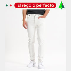 BEARCLIFF - Jean 5 Bolsillos Hombre Skinny de Algodón