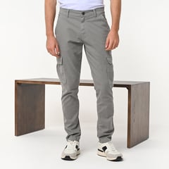 BASEMENT - Pantalón cargo Chino Hombre de Algodón