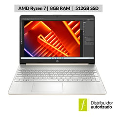 HP - Portátil HP | AMD Ryzen 7 | 8GB RAM | 512GB SSD Almacenamiento |Windows 11 | 15.6 pulgadas | 15-ef2505la | Computador portátil