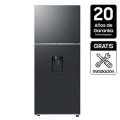 SAMSUNG - Nevera Congelador Superior No Frost 382 Lt RT38DG6770B1CO | Fabricador de Hielo Automático.