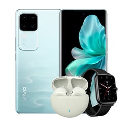 VIVO - Celular V30 512GB 5G| Incluye Reloj Inteligente y Audifonos TWS | 12GB RAM | Camaras Posteriores 50 MP + 50 MP +2 MP | Camara Frontal 50 MP | Pantalla 6.78 pulgadas | Snapdragon 7 Gen 3