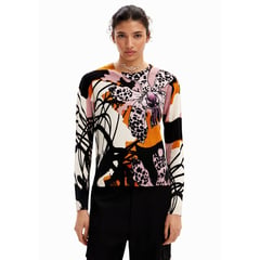 DESIGUAL - Saco Mujer con Estampado