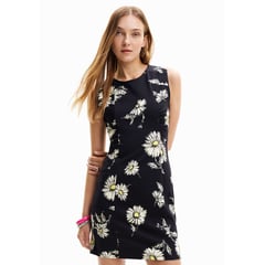 DESIGUAL - Vestido Mujer Corto Casual con Estampado