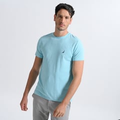 NAUTICA - Camiseta Hombre Manga corta de Algodón