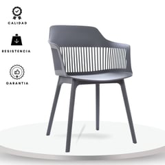 EKONOMODO - Silla de Comedor Moderna con Patas de Polipropileno 83 x 55 x 51 cm