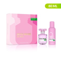 BENETTON - Set de Perfume Mujer Incluye: Desodorante 150ml