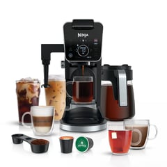 NINJA - Cafetera Dualbrew Pro para Cápsulas y Molido 12 Tazas CFP301