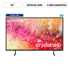 SAMSUNG - Televisor | 50 pulgadas Crystal UHD 4K HDR | UN50DU7000KXZL