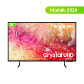 SAMSUNG - Televisor Samsung | 70 Pulgadas Crystal UHD 4K | UN70DU7000KXZL