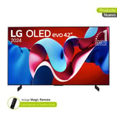 LG - Televisor LG OLED | 42 pulgadas 4K Ultra HD | Smart TV