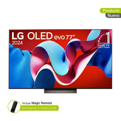 LG - Televisor LG OLED | 77 pulgadas 4K Ultra HD | Smart TV