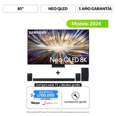 SAMSUNG - Televisor | 85 Pulgadas NEO 8K | Incluye Barra de Sonido HW-Q930D | F-QN85QN800DKX