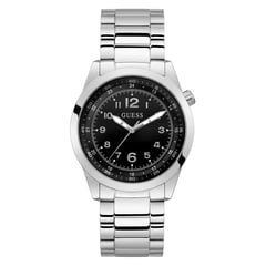 GUESS - Reloj Hombre MAX. Reloj Acero inoxidable Plateado GW0493G1