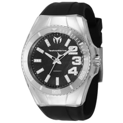 TECHNOMARINE - Reloj para Mujer Cruise . Reloj Análogo Silicona Negro