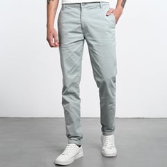 DENIMLAB - Pantalón Chino Hombre Slim de Algodón