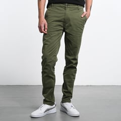 DENIMLAB - Pantalón Chino Hombre Slim de Algodón