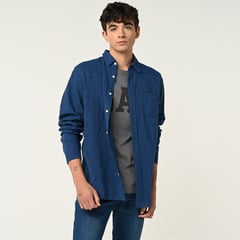 GAP - Camisa Hombre Manga larga de Lino