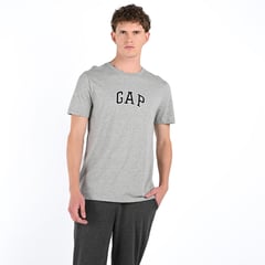 GAP - Camiseta Hombre Manga corta Con Logo Regular de Algodón