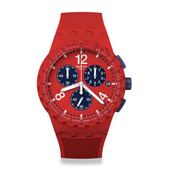 SWATCH - Reloj Swatch Unisex PRIMARILY RED. Silicona Rojo SUSR407