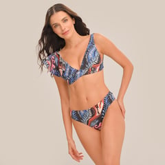 BASEMENT - Conjunto de bikini con Estampado