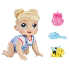 BABY ALIVE - Muñeca Gatea y juega Harper Hugs