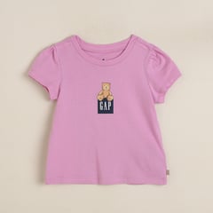 GAP - Camiseta Niña con Logo Manga corta