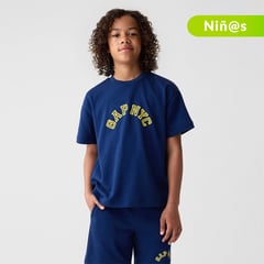 GAP - Camiseta Niño con Estampado Manga corta Algodón