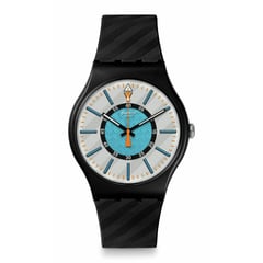 SWATCH - Reloj Swatch Unisex GOOD TO GORP. Reloj Silicona Negro SO32B119