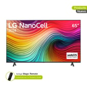 LG - Televisor NANO CELL | 65 pulgadas 4K UHD | Smart TV, AI Sound Pro | Incluye Magic Remote