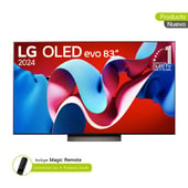 LG - Televisor LG OLED evo | 83 pulgadas Ultra Delgado 4K UHD Smart TV  | Incluye Magic Remote