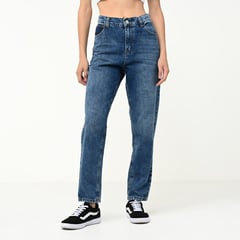 SYBILLA - Jean Mom Fit Mujer Tiro alto