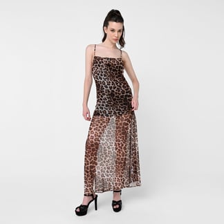 MOSSIMO - Vestido Largo Animal print para Mujer