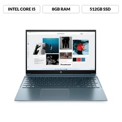 HP - Portátil Pavilion | Intel Core i5 | 8GB RAM | 512GB SSD Almacenamiento | Windows 11 | 15.6 pulgadas |15-eg2502la | Computador portátil