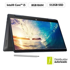 Portátil Pavilion x360 2 en 1 | Intel Core i5 | 8GB RAM | 512GB SSD Almacenamiento| Windows 11 | Pantalla Táctil de 14 pulgadas | 14-ek0008la | Computador portátil