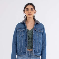 LEVIS - Chaqueta Ovejera Mujer de Algodón