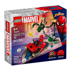 LEGO - Set de Persecucion Moto SpiderMan por 77 Piezas para mayores 6 años