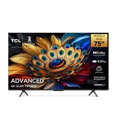 TCL - Televisor QLED | 75 Pulgadas 4K UHD | 75C655