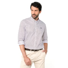 LA MARTINA - Camisa Hombre Manga larga de Algodón