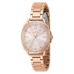 INVICTA - Reloj para Mujer Wildflower . Reloj Análogo Acero inoxidable Oro rosa