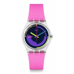SWATCH - Reloj Swatch Unisex PODIUM. Reloj Silicona Rosado SO28K111
