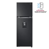 LG - Nevera Congelador Superior 334 LT Door Cooling negro VT34KPM.