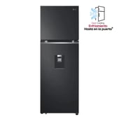 LG - Nevera LG Congelador Superior 334 LT Door Cooling negro VT34KPM