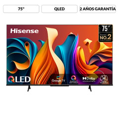 HISENSE - Televisor I 75 pulgadas QLED I 4K UHD Smart TV I Dolby Vision IQ