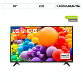 LG - Televisor 50 pulgadas 4K Ultra HD Smart TV ThinQ, AI webOS24, 50UT7300PSA